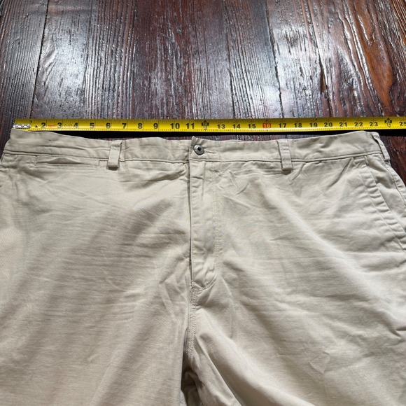 Duluth Trading Pants Men 46x30 Khaki Flex Fire Hose Canvas Relaxed Fit Workwear - Picture 4 of 14